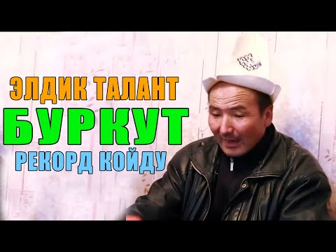 Видео: ШОК! ШОК! ШОК!   БУРКУТ АКЫН ЫРДЫ СОЗУП   РЕКОРД КОЙДУ