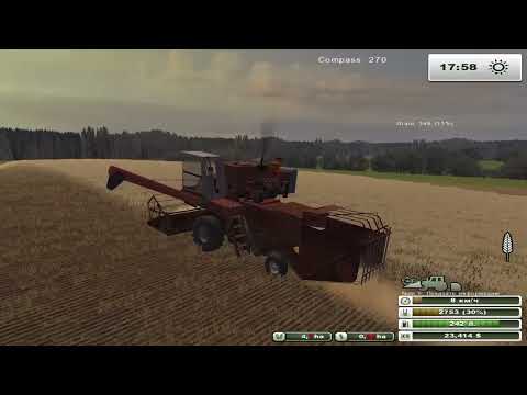 Видео: FarmingSimulator 2013.Карта :Бухалово.Продолжаем убирать пшеницу.Серия 26.