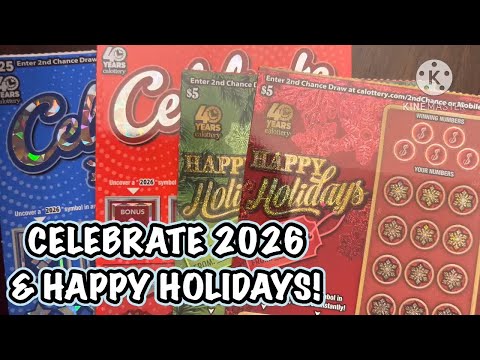 Видео: ВСТРЕЧАЙТЕ 2026 ГОД И СЧАСТЛИВЫХ ПРАЗДНИКОВ! CA Scratchers