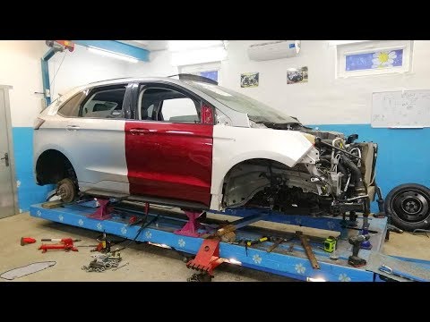 Видео: FORD Edge. Повреждения. Замеры. Вытяжка кузова.