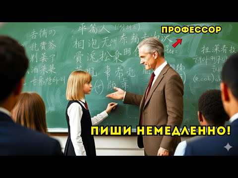 Видео: Профессор-лингвист попросил дочь горничной написать по-японски — не зная, что она владеет 9 языками