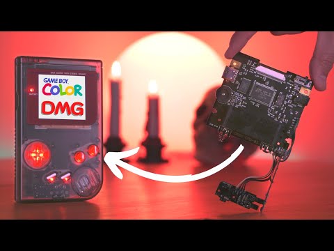Видео: Установка процессора Game Boy COLOR в DMG