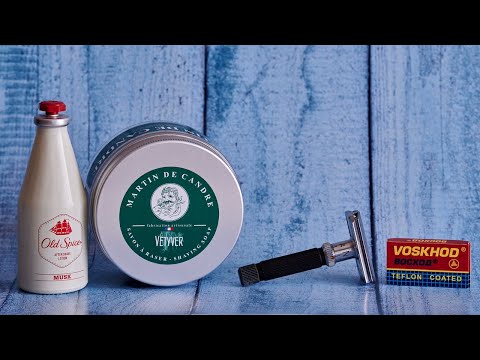 Видео: №1 GIBBS №15 adjustabl razor, MARTIN DE CANDRE, Vie Long, Old Spice muck бритьё, homelike