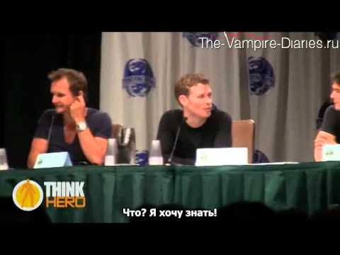 Видео: The Vampire Diaries at DragonCon part 2 (Русские субтитры)