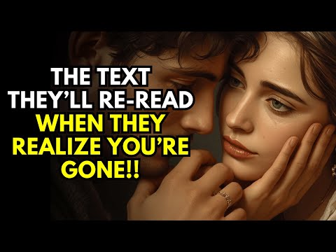 Видео: ТЕКСТ, который они ПЕРЕЧИТАЮТ, когда поймут, что тебя больше нет!!