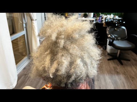 Видео: Её волосы были белоснежными, и она их ненавидела!!!| Окрашивание седых волос в коричневый цвет| У...