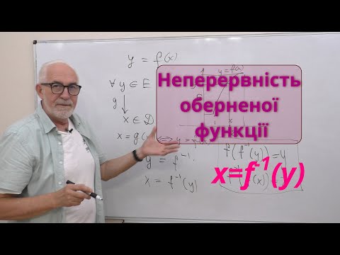 Видео: ВА24. Неперервність оберненої функції.