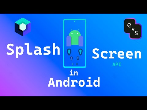 Видео: SplashScreen API - экран с ЛОГОТИПОМ на примере | Android Studio | Kotlin