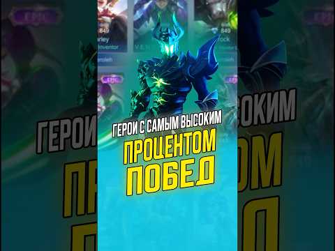 Видео: Герои с самым высоким рейтингом побед в этом сезоне #млбб #mobilelegends #mlbb