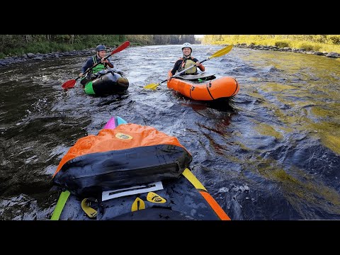 Видео: Приключения  на пакрафтах, по  реке Шуя, малая вода, небольшой Большой Толли и много радости.