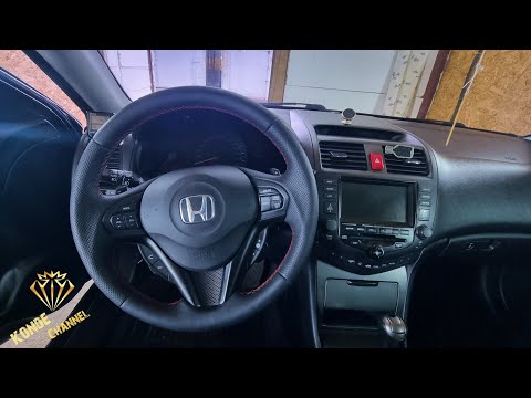 Видео: Инструкция по установки руля Honda CR-Z в Honda Accord 7. Установка обогрева руля с AliExpress.