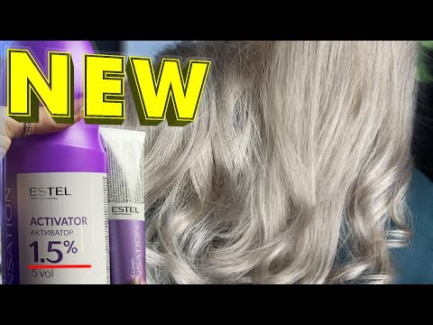 Видео: #БЛОНД БЕЗАММИАЧНОЙ КРАСКОЙ \ НОВИНКА  ESTEL DE LUXE SENSATION