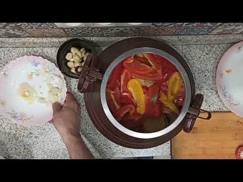 Видео: Свинина с овощами в  Афганском казане.