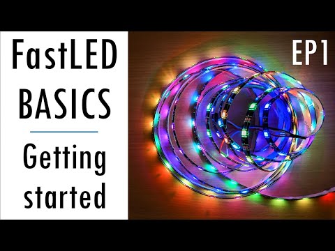 Видео: Основы FastLED, эпизод 1 — Начало работы
