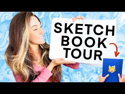 Видео: СКЕТЧБУК-ТУР! 2020-2021 | Джесс Карп