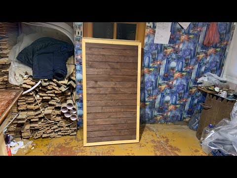 Видео: Дверь в коптильне. Изготовление. Вторая часть