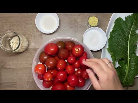 Видео: Квашені помідори🍅 Насмачніший рецепт #tomato #cooking 