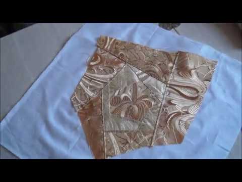 Видео: Подушка из лоскутков в технике крейзи!