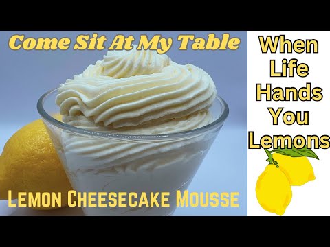 Видео: Лимонный чизкейк-мусс — лёгкий, не слишком сладкий десерт, не требующий приготовления или выпечки...