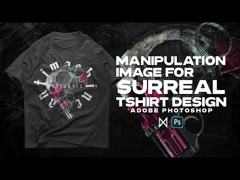 Видео: МАНИПУЛЯЦИЯ ИЗОБРАЖЕНИЯМИ ДЛЯ Сюрреалистического дизайна футболок | ФОТОШОП