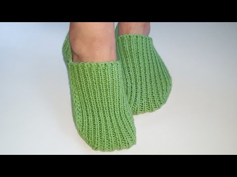 Видео: 💥Просто и быстро💥 Следки на двух спицах без шва