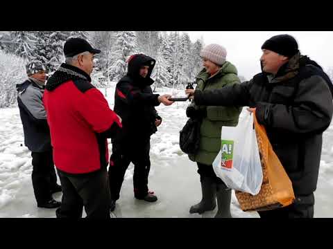 Видео: Ловля форели КРХ "Краснопресненский пруд" 02.01.2021