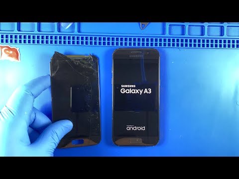 Видео: замена экрана Samsung Galaxy A3 2017 🇷🇺