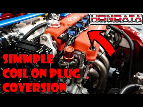 Видео: Как установить комплект для модернизации катушек Hondata Coil Pack | Подробно | B16, B18, B20