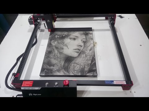Видео: Algolaser DIY Kit MK2 10Вт Как подобрать материал, для гравировки