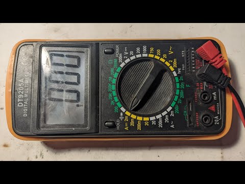 Видео: Обзор мультика DT9205A,  что внутри.