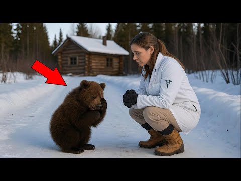 Видео: Медвежонок умолял ветеренара о помощи. Узнав причину, она лишилась дара речи!