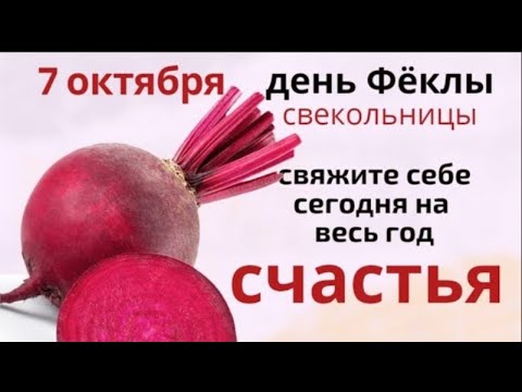 Видео: 7 октября день Фёклы. В этот день начинайте новые дела и заводите знакомства.