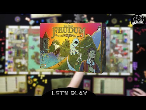 Видео: А это что? Настольная игра Феод. Играем впятером.