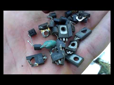 Видео: ЗОЛОТО В СТАРЫХ ТЕЛЕВИЗОРАХ GOLD HD