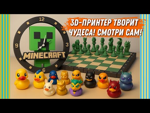 Видео: Бизнес с 3D-принтером Bambu Lab X1 и реальная 3D-печать в действии