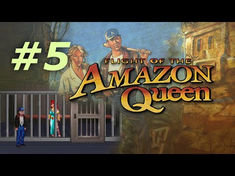 Видео: Flight of the Amazon Queen #5 | Проникаем в бункер Флоды