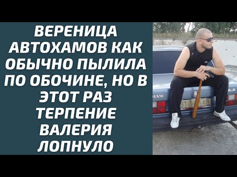 Видео: Вереница автохамов как обычно пылила по обочине, но в этот раз терпение Валерия лопнуло