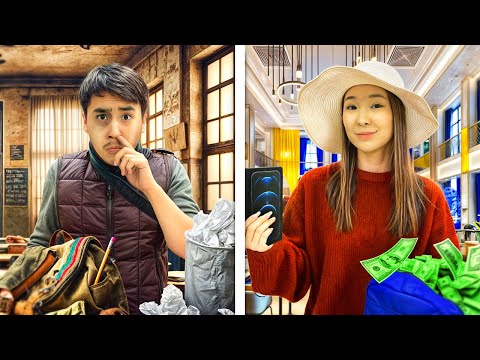 Видео: БАЙ ОҚУШЫ МЕН КЕДЕЙ ОҚУШЫ😱📹