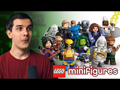 Видео: Раскрываем LEGO Минифигурки от MARVEL