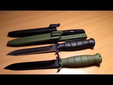 Видео: Нож Glock78 и его клон от Viking Nordway.