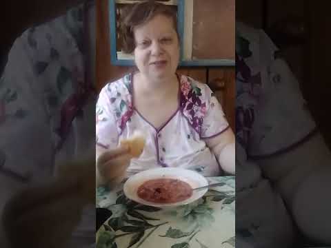 Видео: Мукбанг_ борщ  и  яблочные пироги с мазиком