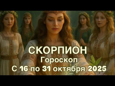 Видео: СКОРПИОН - С16 ПО 31 ОКТЯБРЯ  2025 | ВАЖНО! | НЕ ВАЖНО! | РЕЗУЛЬТАТ | ПРОГНОЗ ОТ NATALLIA  MARKOWSKA