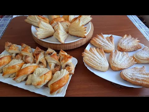 Видео: 4 Գաթայի կտրվածք/ Շքեղ տարբերակներ շերտավոր խմորով/ 4 оригинальных формовок из слоёного теста !