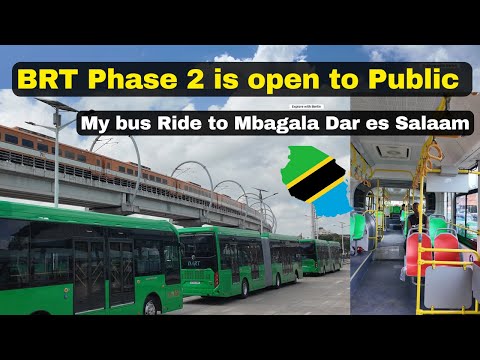 Видео: Наконец, вторая фаза системы скоростного автобусного транспорта открыта для публики! Моя первая п...