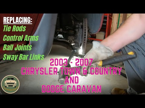 Видео: Рулевая тяга, шаровой шарнир, рычаг и стабилизатор поперечной устойчивости на автомобилях Chrysle...