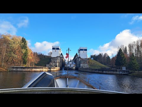 Видео: Внутренние водные пути от Санкт-Петербурга до Череповца.