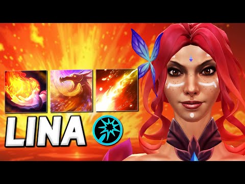 Видео: LINA в Огне!!! Испепеление Карты / World of Dota