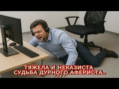 Видео: Тяжела и неказиста жизнь дурного афериста.Телефонные аферисты