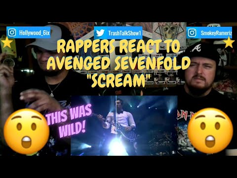 Видео: Реакция рэперов на песню Avenged Sevenfold «Scream»!!! ВЖИВУЮ