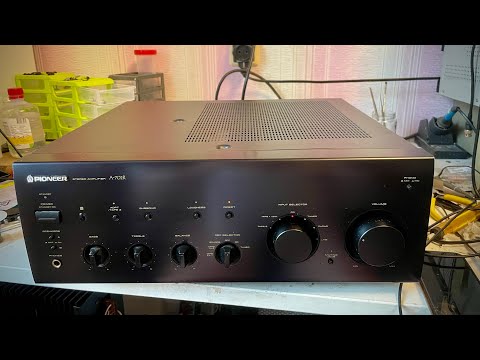 Видео: Pioneer A-702r (серийный номер nj9401725s) Профилактика. Часть 1